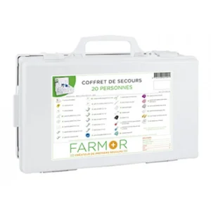 en promotion COFFRET DE SECOURS FARMOR 20 PERSONNES EN ABS -FAR 1050 AP 6