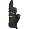 soldes pas cher GANT DELTA PLUS 3 DOIGTS COUPÉS PAUME CUIR SYNTHETIQUE – DOS POLYESTER/ELASTHANNE NOIR JAUNE – VV905NO0 10